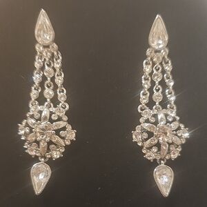 Elegant Silver Drop Earrings